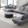 Symba-Hoeksalon-Design Sofa-Grijze sofa met strakke poten-meubelwinkel