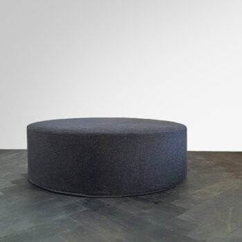 Ronde pouf - Large- Grote pouf - Blauw