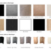 Pebble Tafel Evolution Design Meubelen Mortex Cementopties kleuren afwerkingen